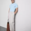 T-shirt med tætsiddende pasform og stretch