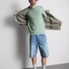 T-shirt med tætsiddende pasform og stretch