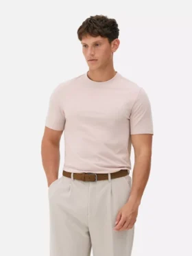 T-shirt med tætsiddende pasform og stretch
