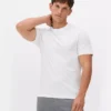 T-shirt med tætsiddende pasform og stretch