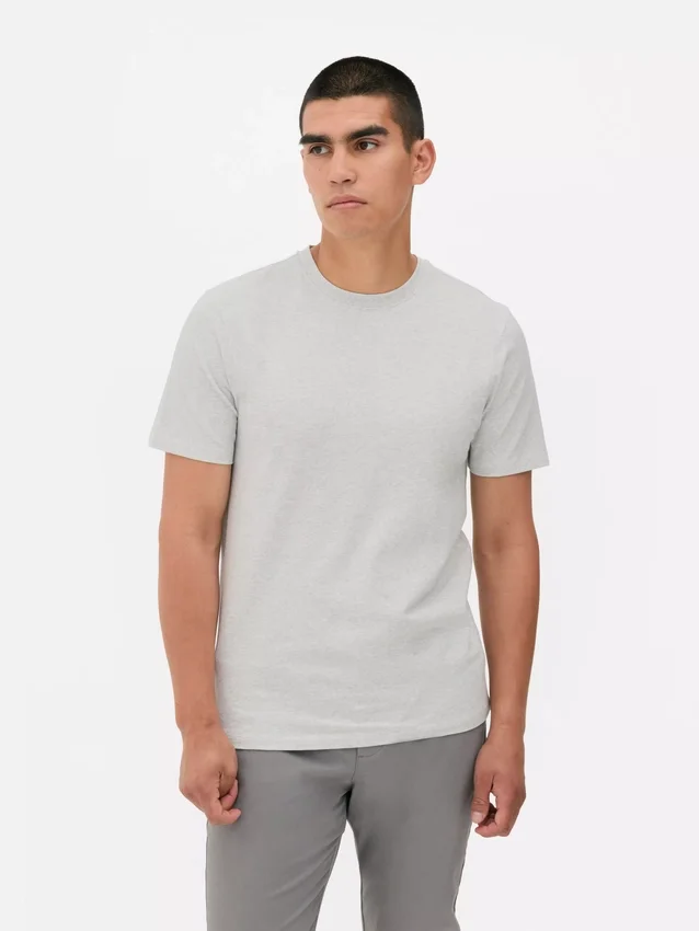 T-shirt med tætsiddende pasform og stretch