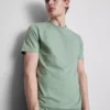T-shirt med tætsiddende pasform og stretch