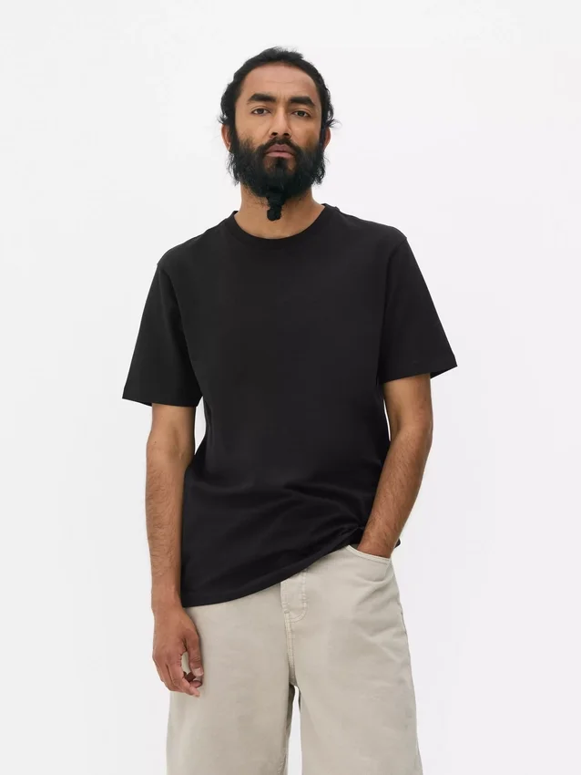 T-shirt med tætsiddende pasform og stretch
