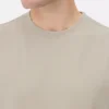 T-shirt med tætsiddende pasform og stretch