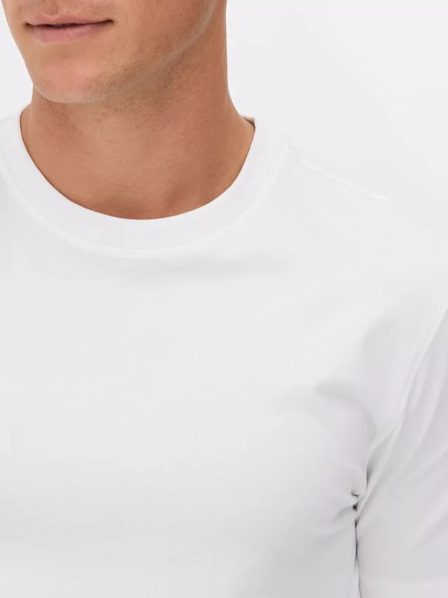T-shirt med tætsiddende pasform og stretch