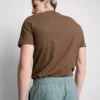 T-shirt med tætsiddende pasform og stretch