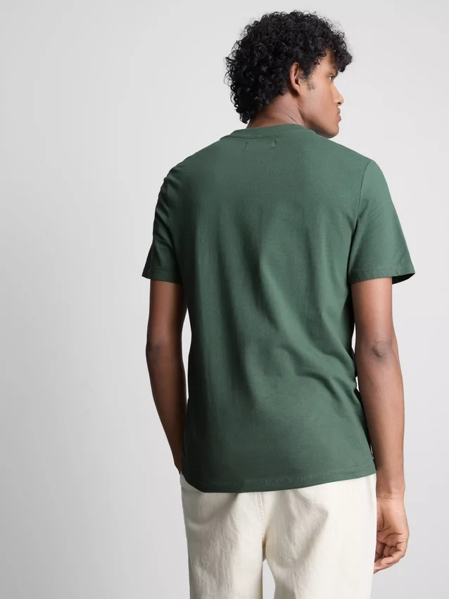 T-shirt med tætsiddende pasform og stretch
