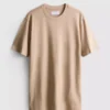 T-shirt med tætsiddende pasform og stretch