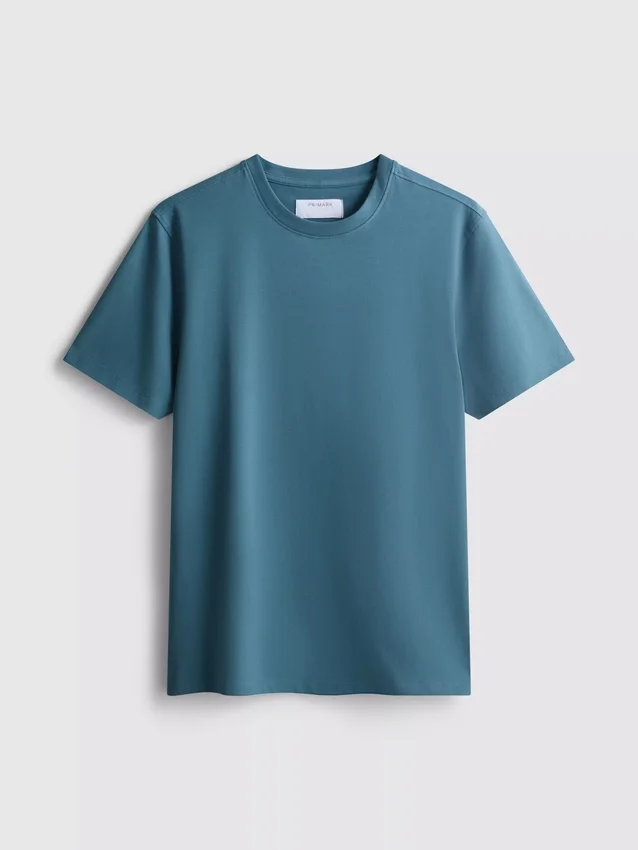 T-shirt med tætsiddende pasform og stretch