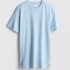 T-shirt med tætsiddende pasform og stretch