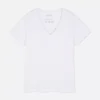 T-shirt med V-hals