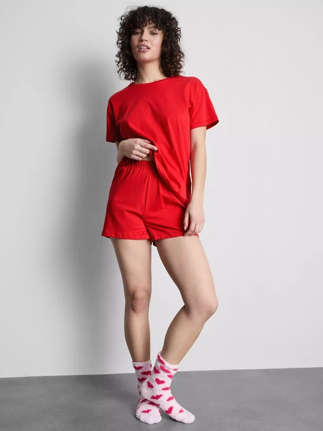 T-shirt og shorts-pyjamasser