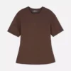 Tætsiddende T-shirt i kraftigt stof