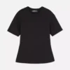 Tætsiddende T-shirt i kraftigt stof