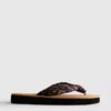 Tanga-sandaler med knude-detalje