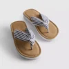 Tanga-sandaler med knude-detalje