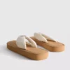 Tanga-sandaler med knude-detalje