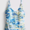 Tankini-top med print