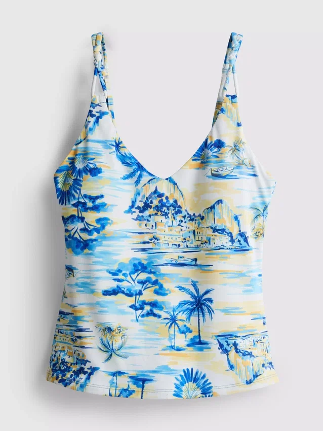 Tankini-top med print
