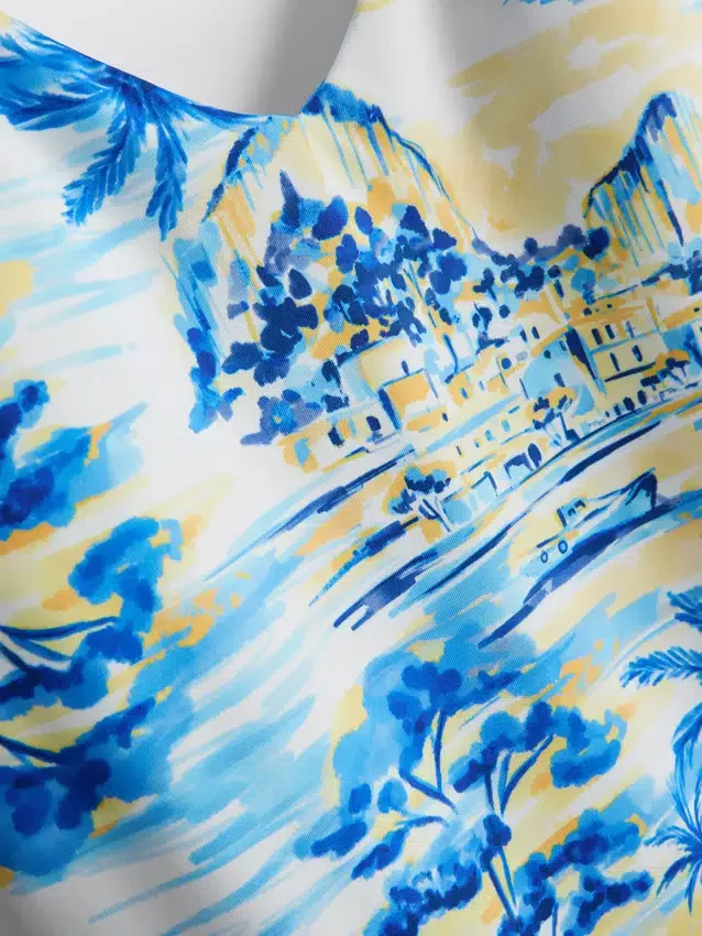 Tankini-top med print