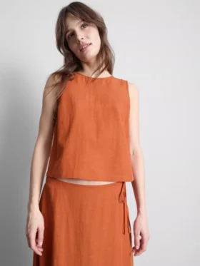 Tanktop i bomuldsblanding