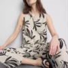 Tanktop i bomuldsblanding med print