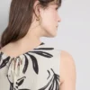 Tanktop i bomuldsblanding med print