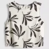 Tanktop i bomuldsblanding med print
