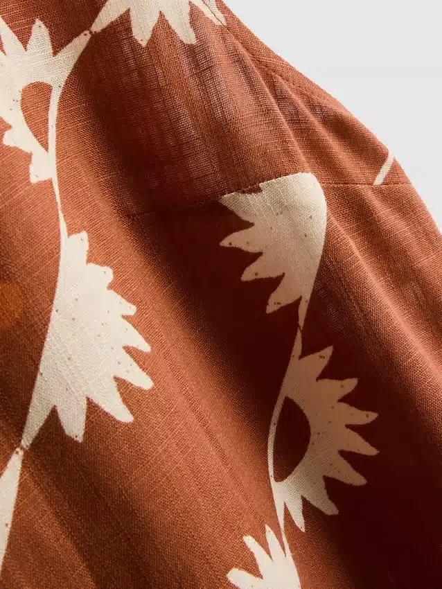 Tanktop i bomuldsblanding med print