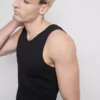 Tanktop med ribkant i slim fit