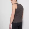Tanktop med ribkant i slim fit