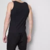 Tanktop med ribkant i slim fit