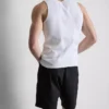 Tanktop med ribkant i slim fit