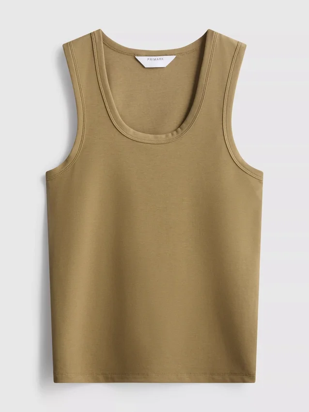 Tanktop med rund halsudskæring og racerryg