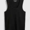 Tanktop med rund halsudskæring og racerryg