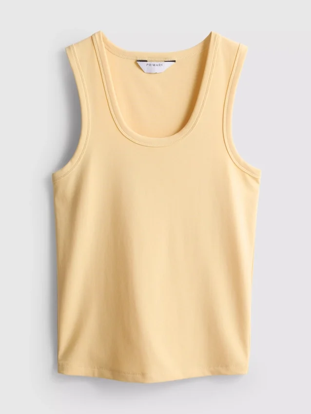 Tanktop med rund halsudskæring og racerryg