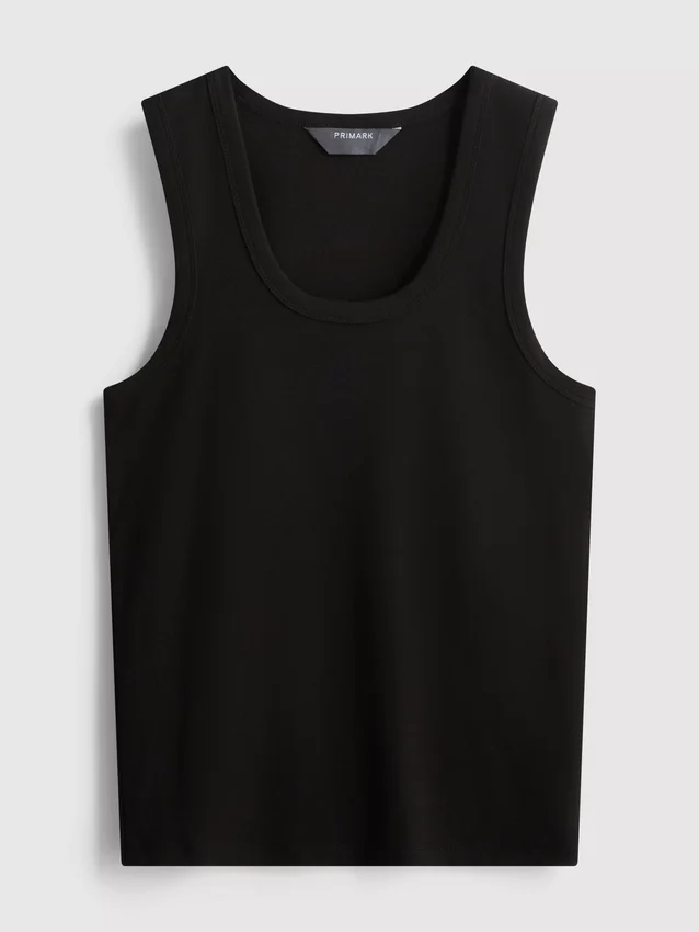 Tanktop med rund halsudskæring og racerryg