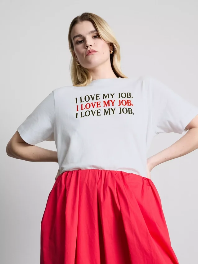 The Devil Wears Prada bomulds-T-shirt med slogan