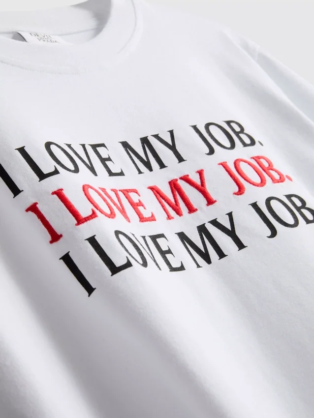 The Devil Wears Prada bomulds-T-shirt med slogan