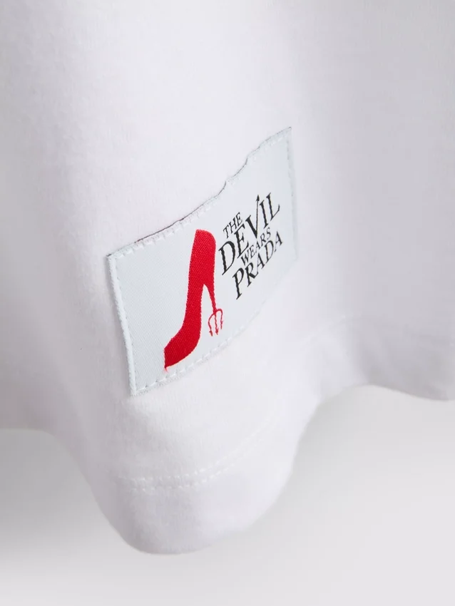 The Devil Wears Prada bomulds-T-shirt med slogan
