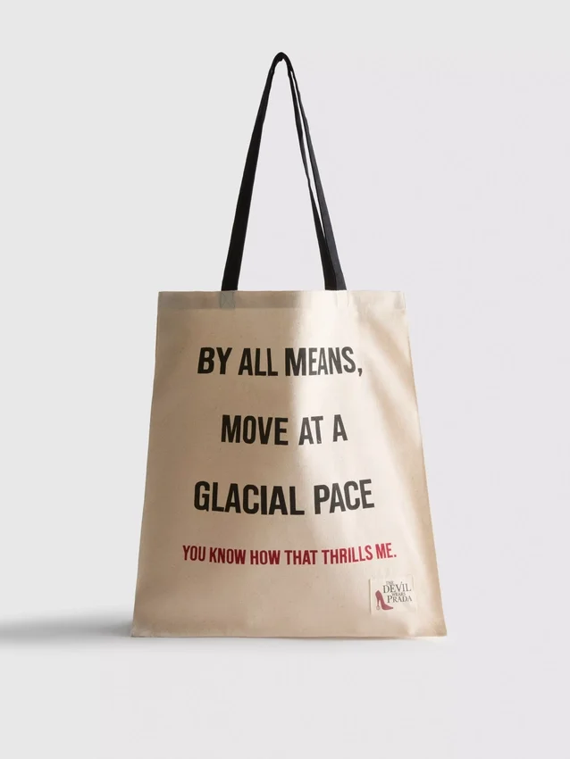 "The Devil Wears Prada"-canvas-slogan-tote-taske