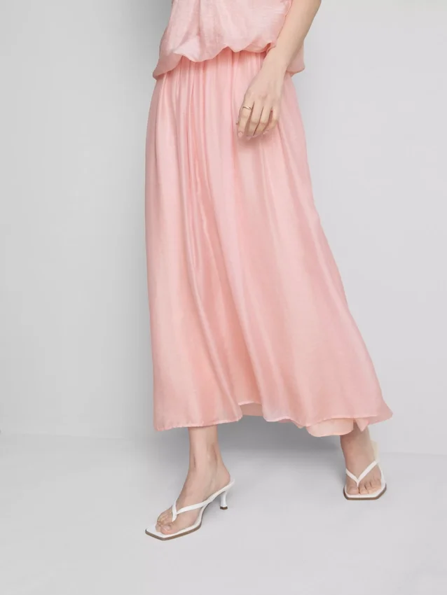 The Edit A-line Air Flow midi-nederdel