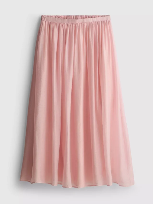 The Edit A-line Air Flow midi-nederdel