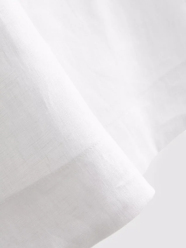 The Edit A-line-top i hør med brede stropper