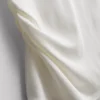 The Edit asymmetrisk T-shirt med rynker