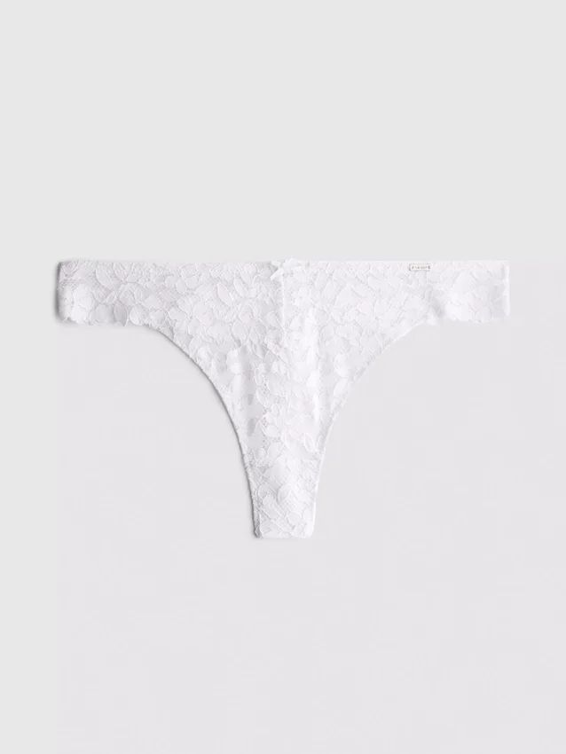 The Edit blomstret blonder-string