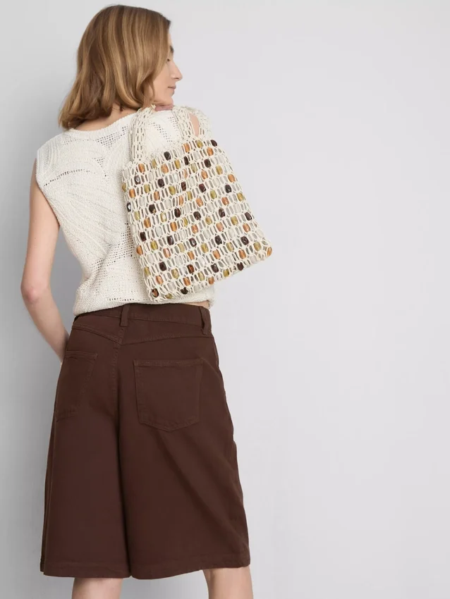 The Edit bomuldsbermudashorts