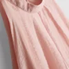 The Edit draperet halterneck-bluse med luftig pasform