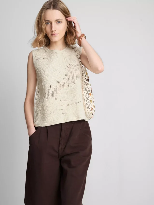The Edit hæklet tanktop