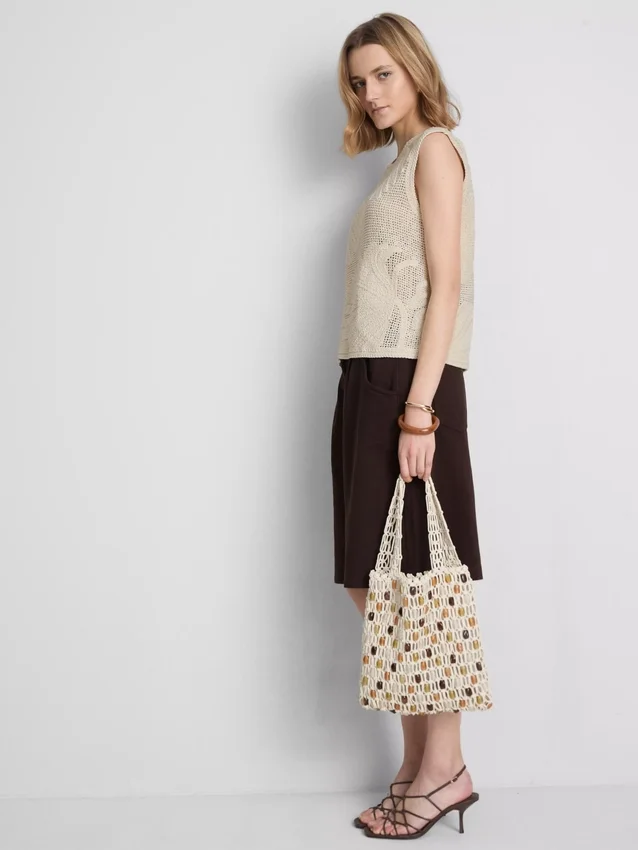 The Edit hæklet tanktop